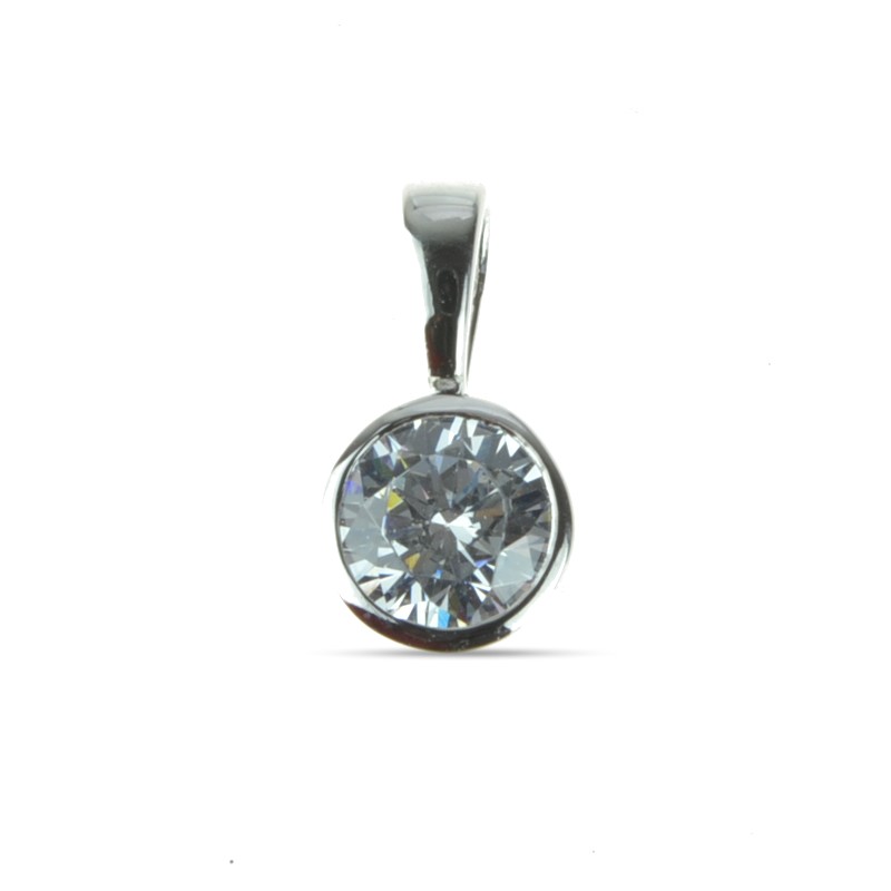 Schmidt Damen Anhänger aus 925 Silber mit Zirkonia in Silberfarben – Elegantes Schmuckstück für jeden Anlass