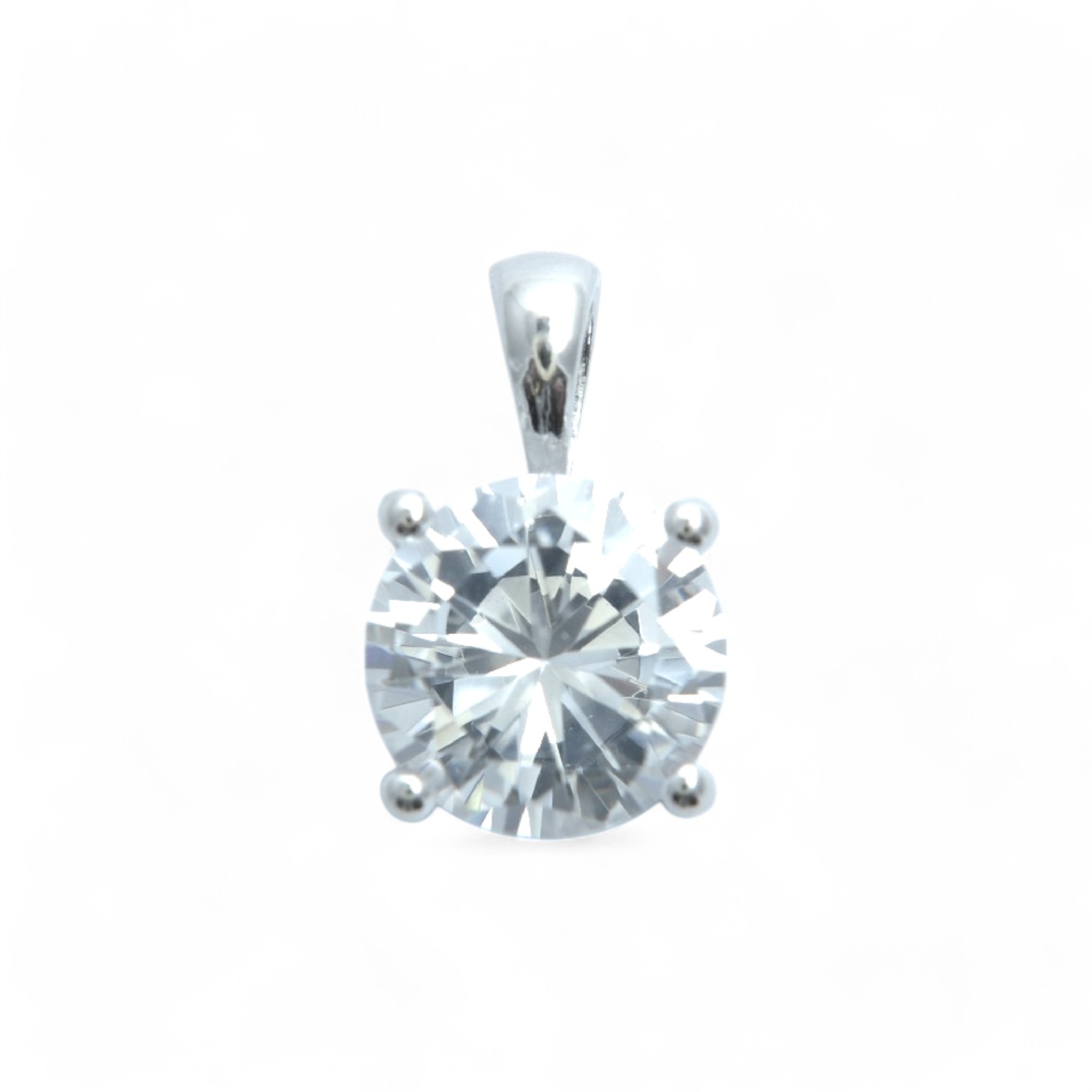 Schmidt Anhänger aus 925 Sterlingsilber für Damen mit Zirkonia - eleganter Schmuck in Silberfarben