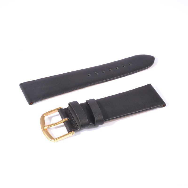 Schmidt DESIGN I Uhrenarmband Leder Schwarz XS, 20mm Anstoßbreite, für Damen und Herren