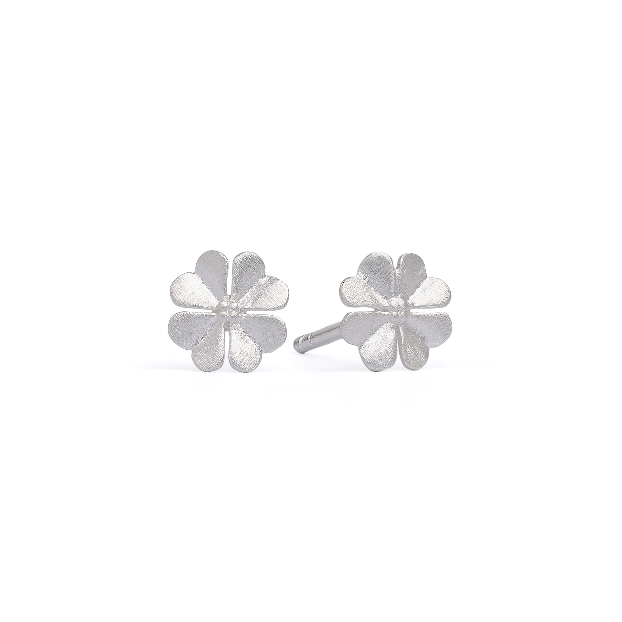 BERND WOLF Kleenis Ohrstecker 7mm aus 925 Silber für Damen, eleganter Ohrschmuck in Silberfarben