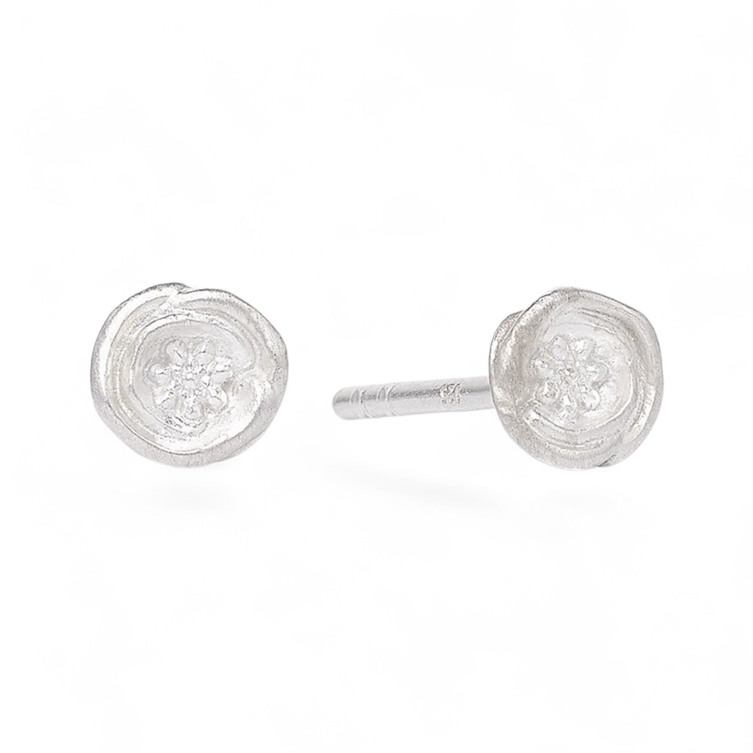 BERND WOLF Rosi-Ohrstecker für Damen, 925 Silber, 4,7mm, silberfarben