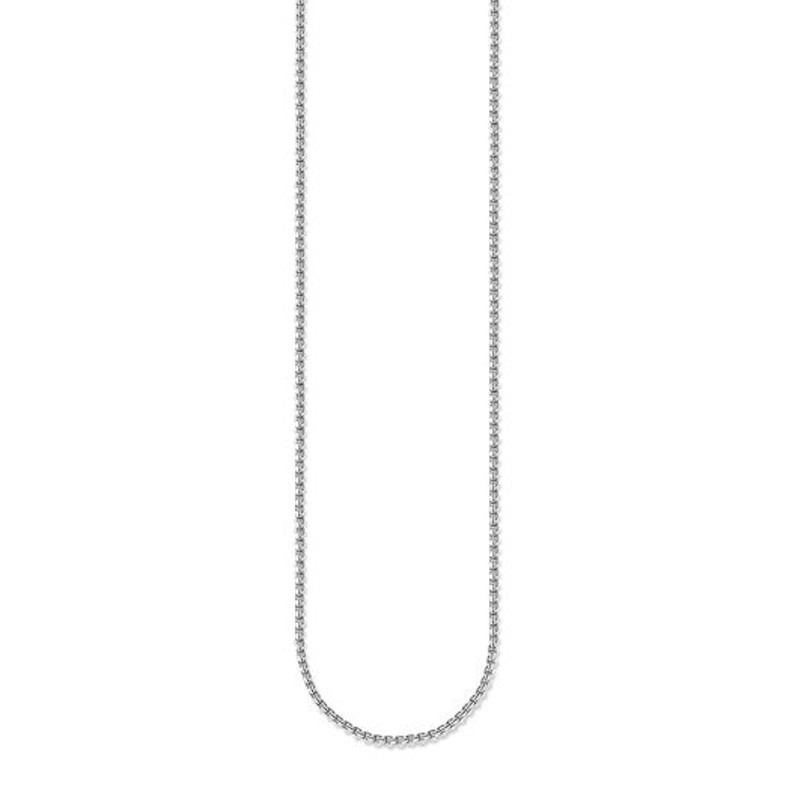 Thomas Sabo Damen Kette 60 cm aus Silber, silberfarben, elegantes Schmuckstück für jeden Anlass