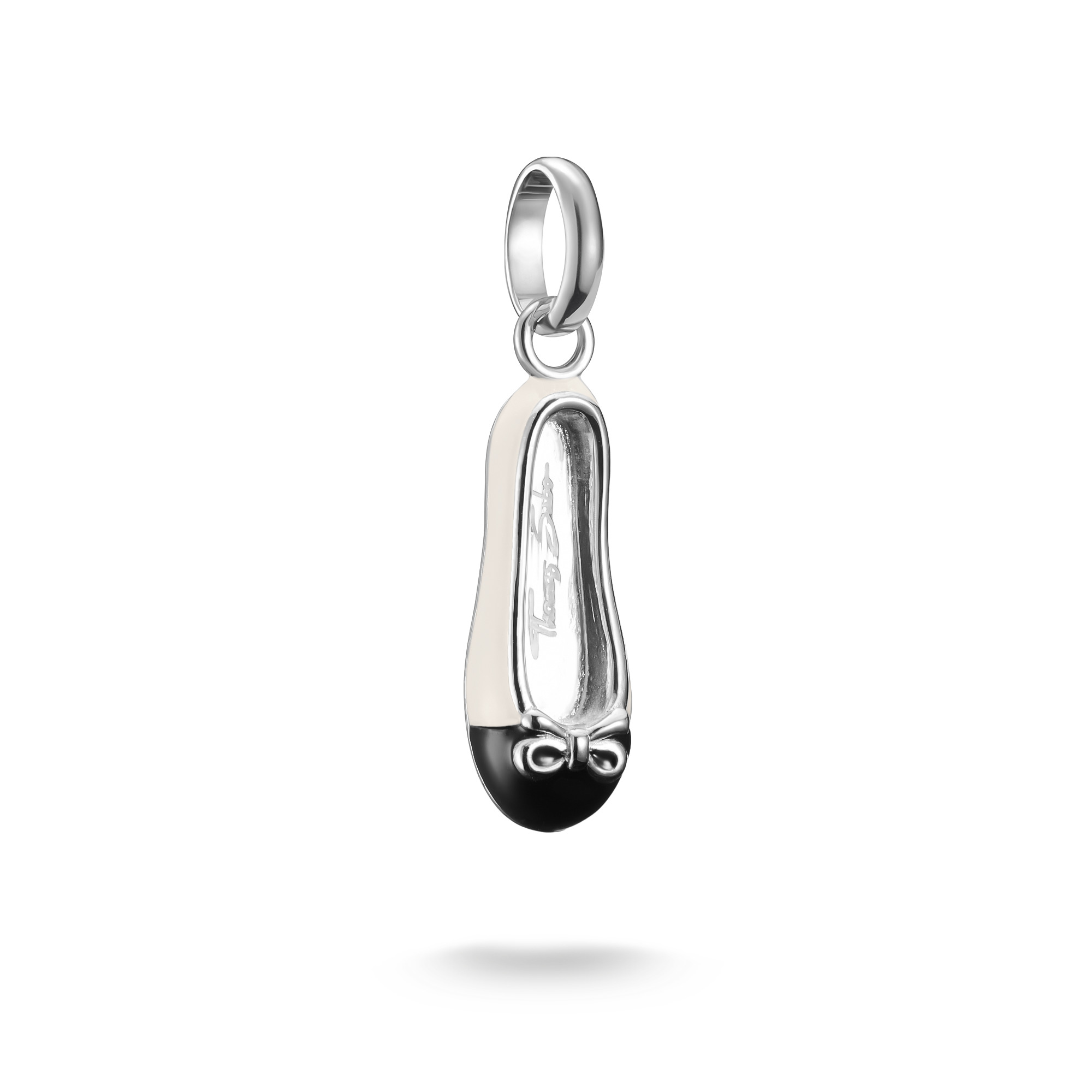 Charm-Anhänger Ballerina Cremeweiß aus 925er Silber für Damen und Kinder von Thomas Sabo