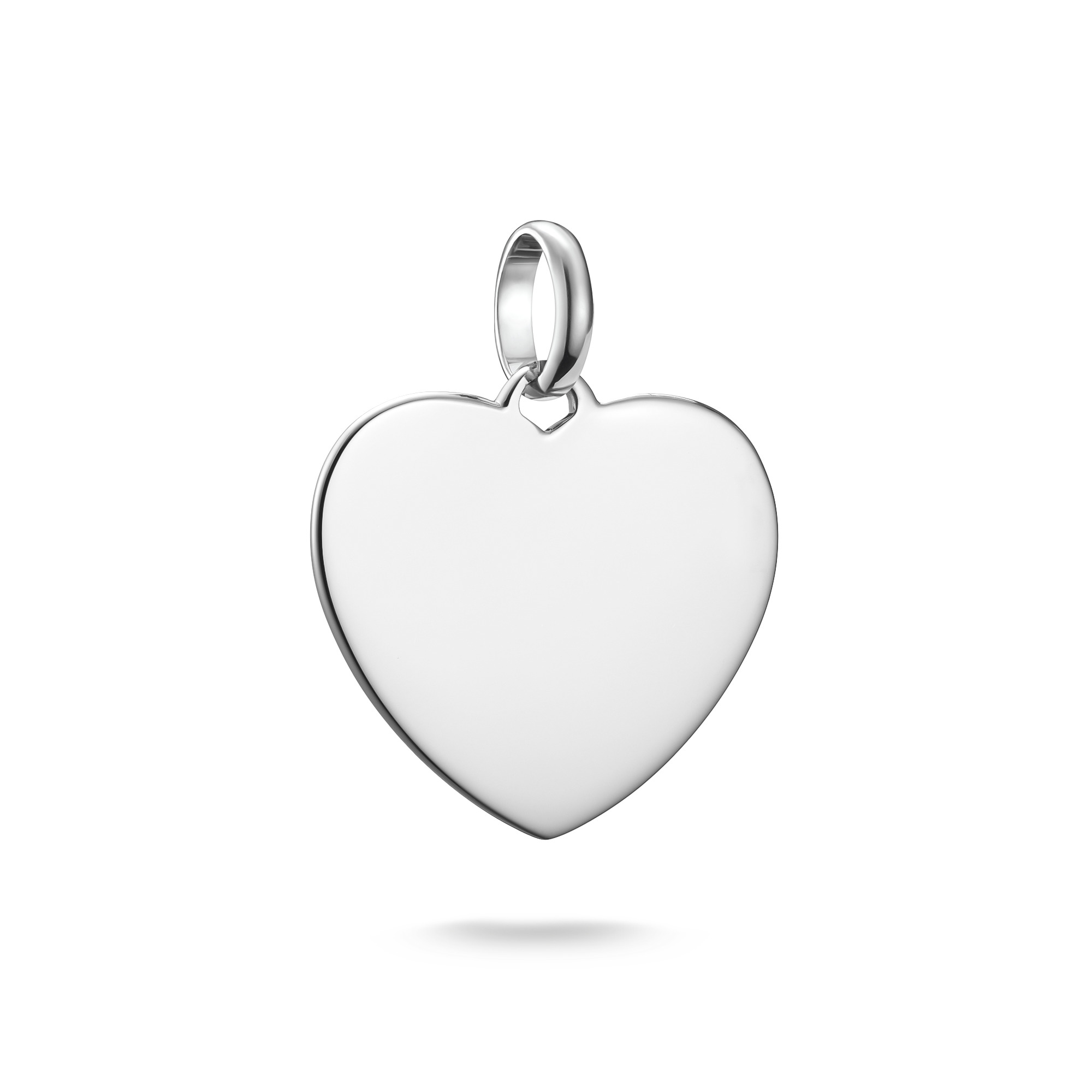 Thomas Sabo Charm-Anhänger Herz, 925 Silber, 23,5x19mm, für alle, silber
