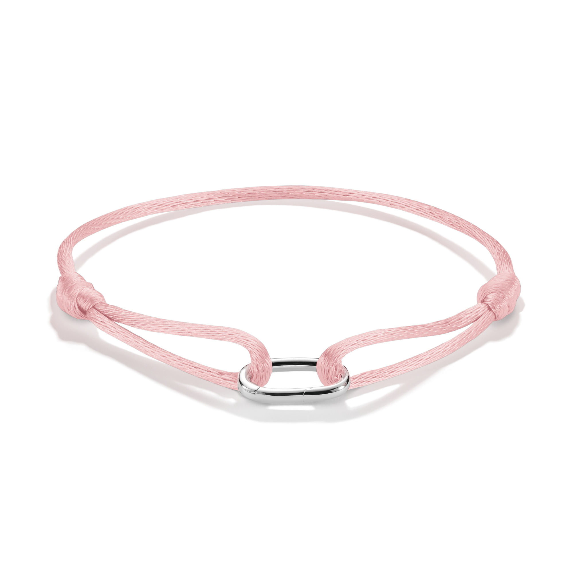 Thomas Sabo Textilarmband pink Silber 925 für Damen – eleganter Armschmuck in rosa und silberfarben
