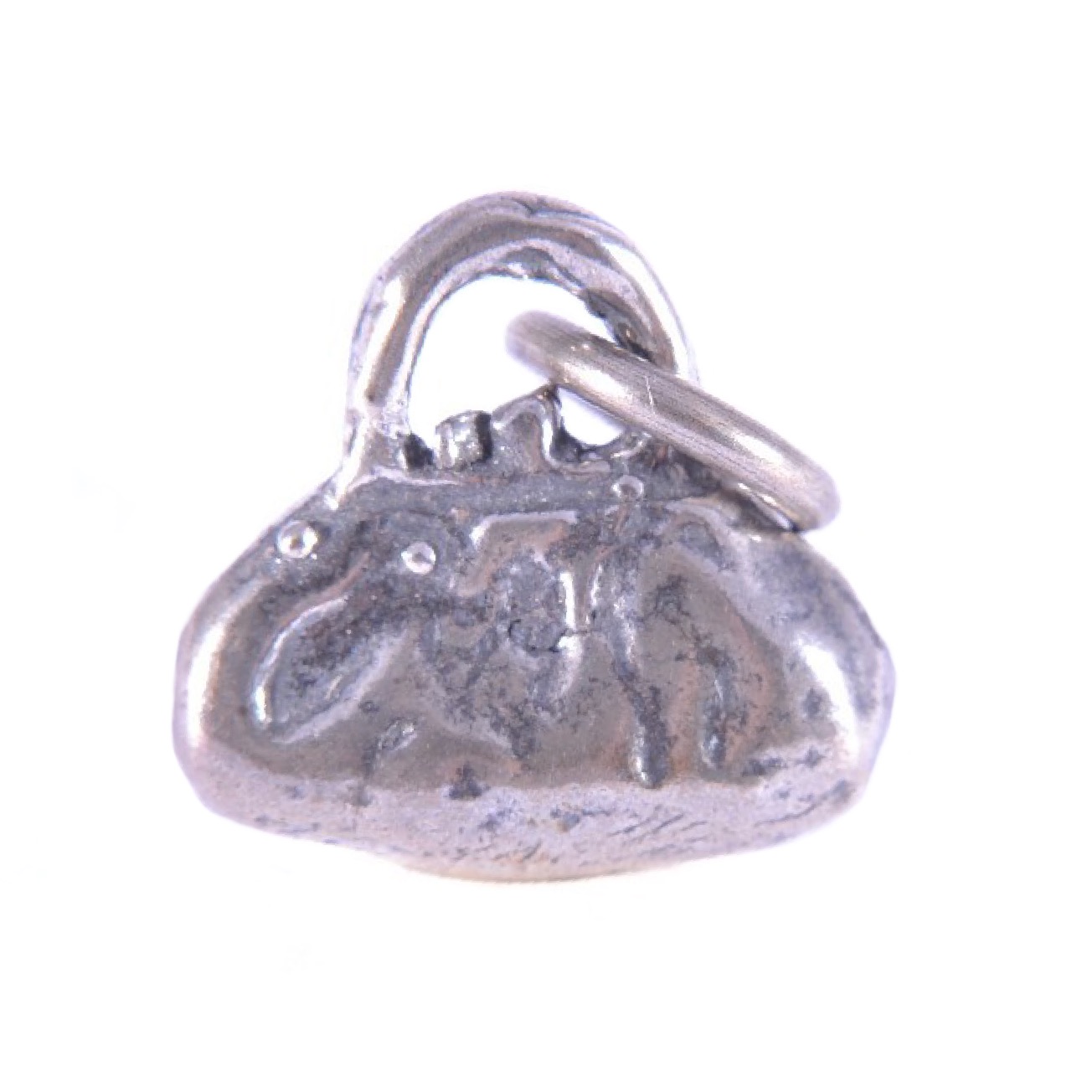 Charlotte 925 Silber Anhänger Tasche für Damen in Hauptfarbe Silber