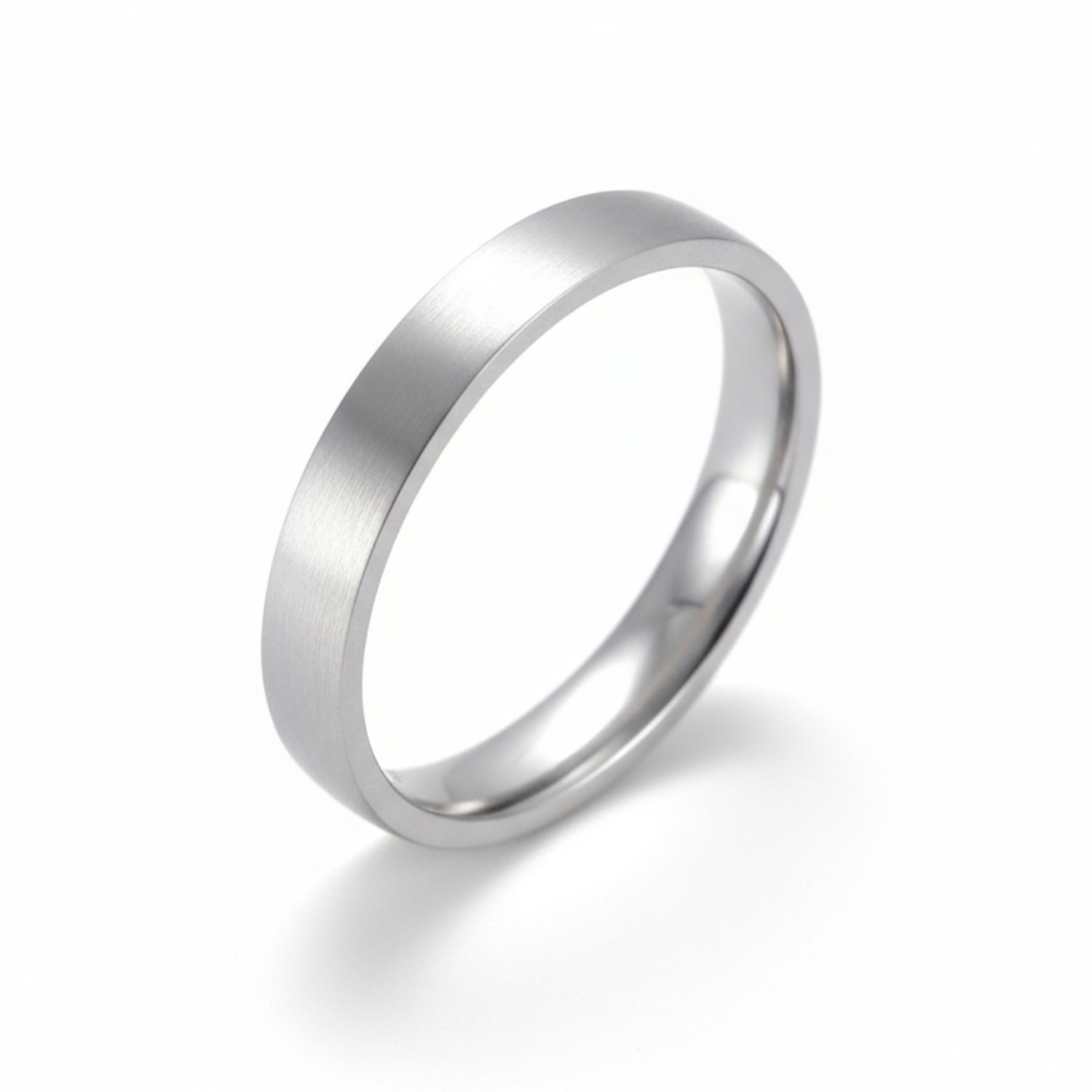 Ernstes Design Damenring aus Edelstahl in Silber, Größe 69 – Eleganter Schmuck für jeden Anlass