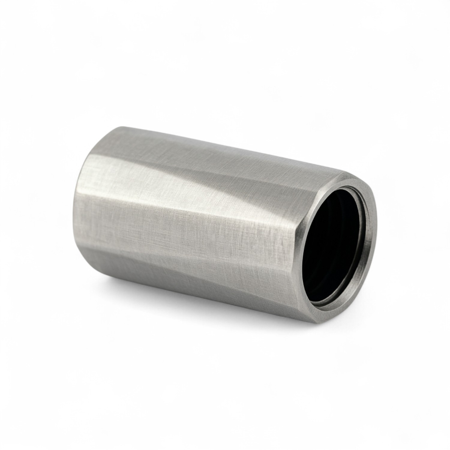Ernstes Design Wechselhülse matt für Magnetverschluss klein, Edelstahl silberfarben, 11x5 mm