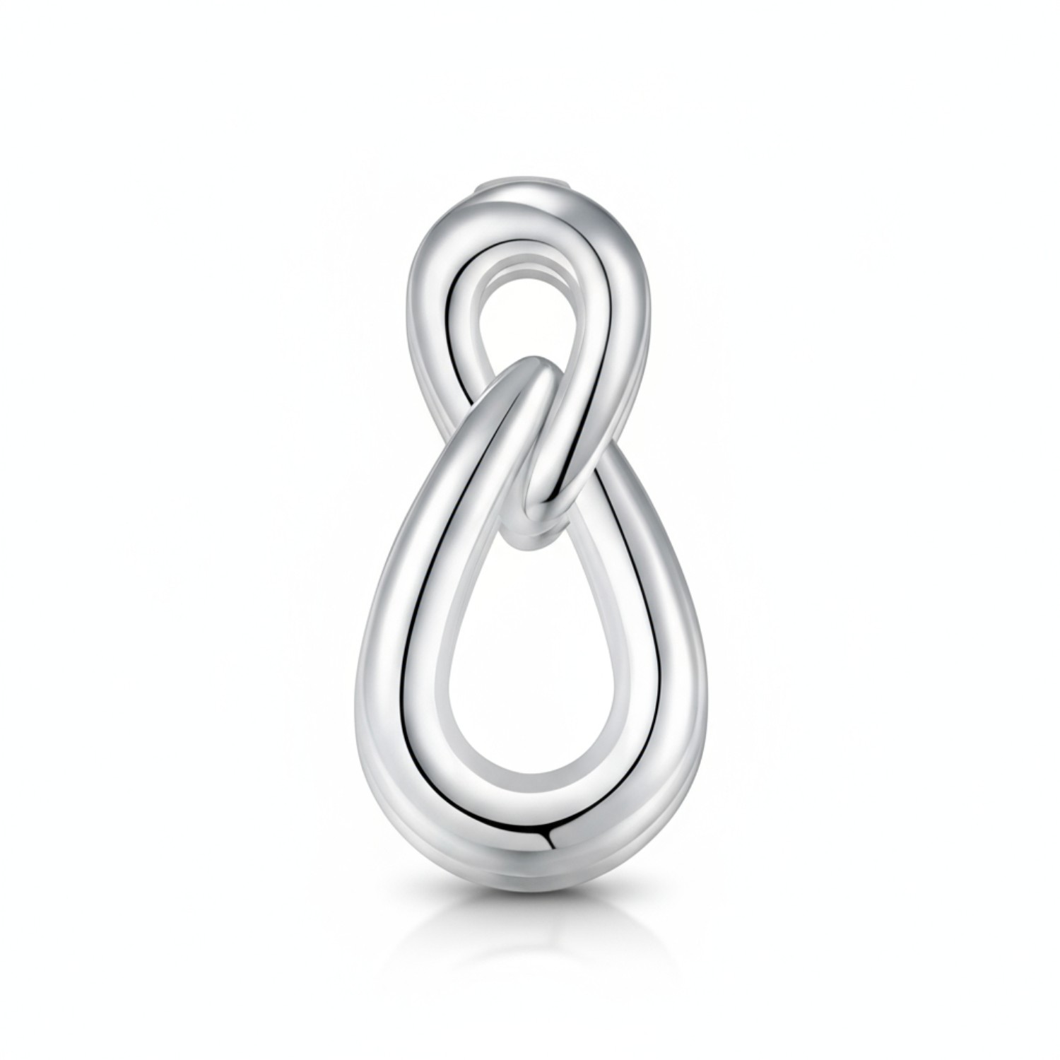 Quinn Damen Anhänger aus 925 Silber, silberfarben, 36,3x18,3mm, elegantes Design für jeden Anlass