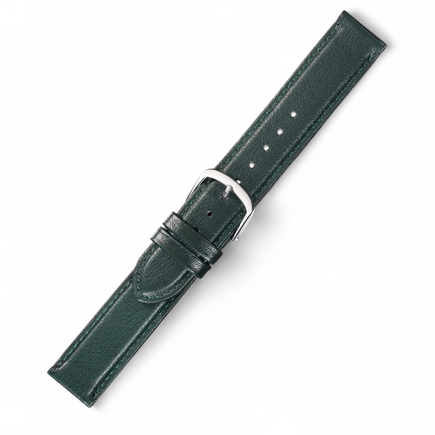 Schmidt Beach Grün Leder Uhrenarmband für Damen, Herren & Kinder, 20mm, goldfarbene Schließe