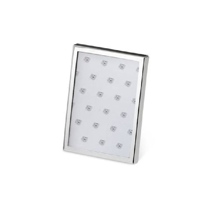 Schmidt Fotorahmen 5x8 cm, poliertes Silber, schmal, für Damen und Herren
