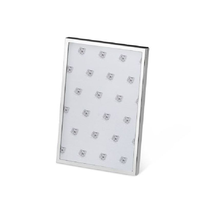 Schmidt Fotorahmen 10x15 cm, schmal & poliert, silber - ideal für Damen und Herren