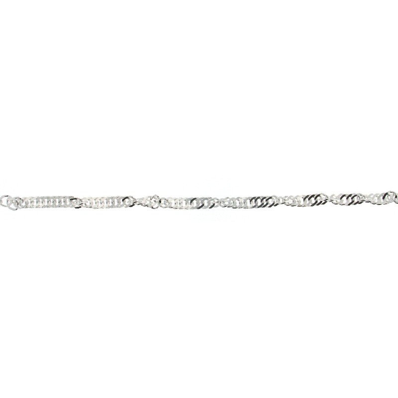 Schmidt Armband Singapur aus 925 Silber, 4,7mm, 19cm, für Herren und Damen, silberfarben, eleganter Armschmuck