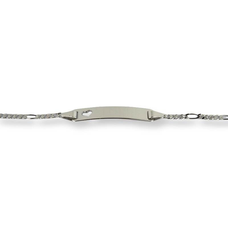 Schmidt ID-Armband aus 925er Silber für Kinder, 16 cm, eleganter Armschmuck in Silberfarben