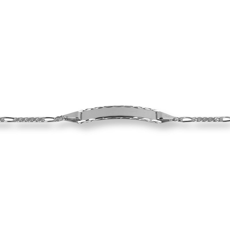 Schmidt ID-Armband Silber 925 für Kinder, 16 cm, eleganter Armschmuck in silberfarbenem Design