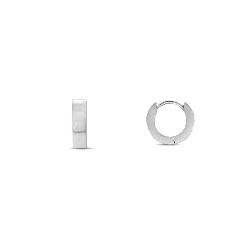 Schmidt Creole Silber 925 für Damen, Ø ca. 10mm, eleganter Ohrschmuck in silberfarben
