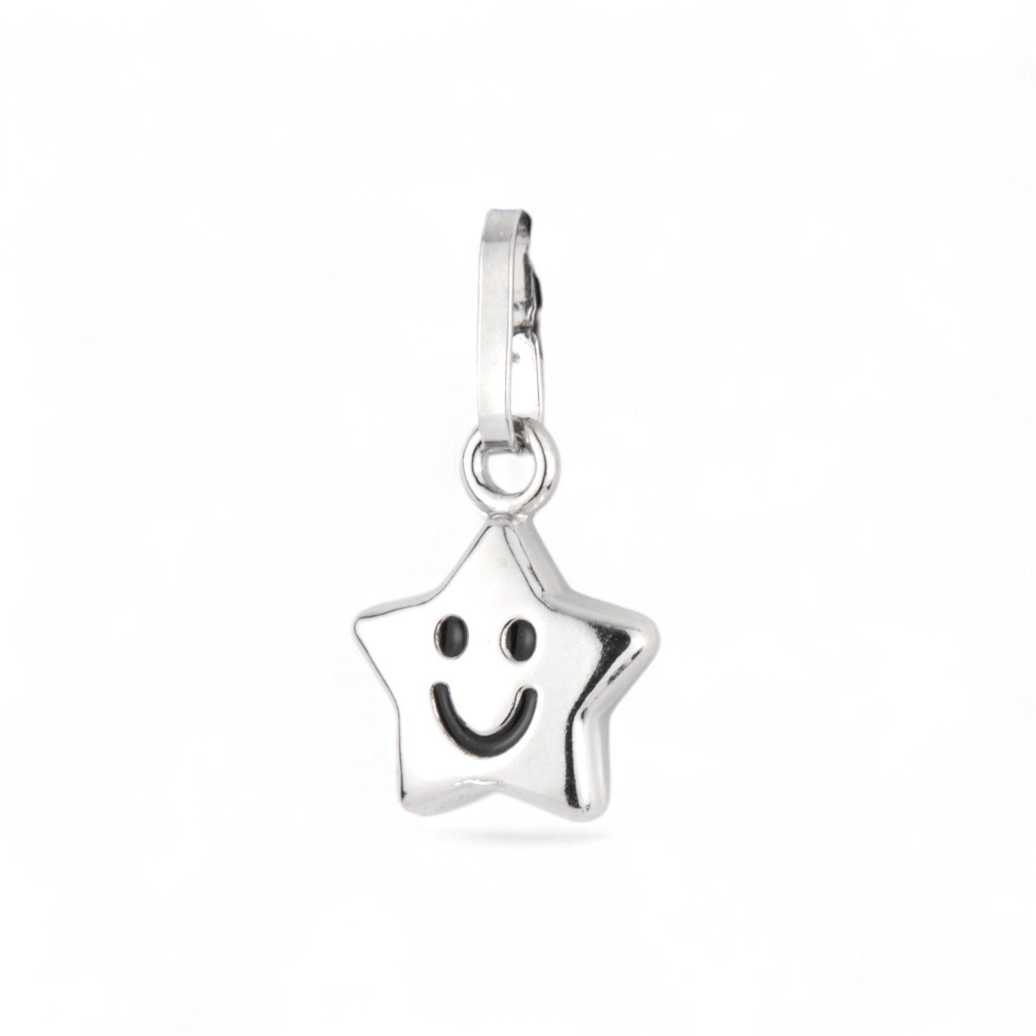 Kinderanhänger Stern von Schmidt aus 925 Silber für Kinder, 15x8mm, silberfarben, ideal als Geschenk