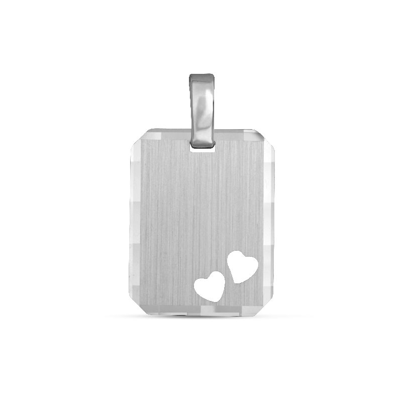 Schmidt Gravurplatte Anhänger in Silber 925 für Damen