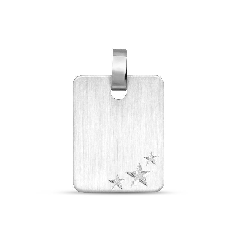 Schmidt Gravurpl Silber 925 Anhänger für Herren und Damen – elegantes Schmuckstück in Silberfarben