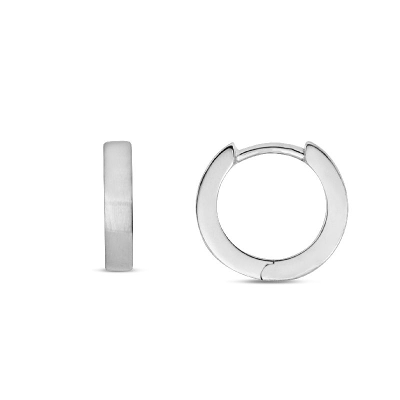 Schmidt Creole Silber 925 für Damen Ø 15mm – eleganter Ohrschmuck in silberfarbenem Design