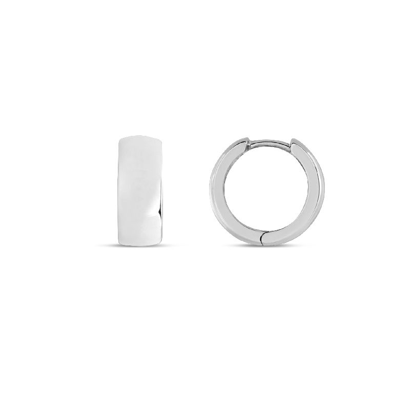 Schmidt Creole Silber 925 für Damen Ø 15mm – eleganter Ohrschmuck in silberfarbenem Design