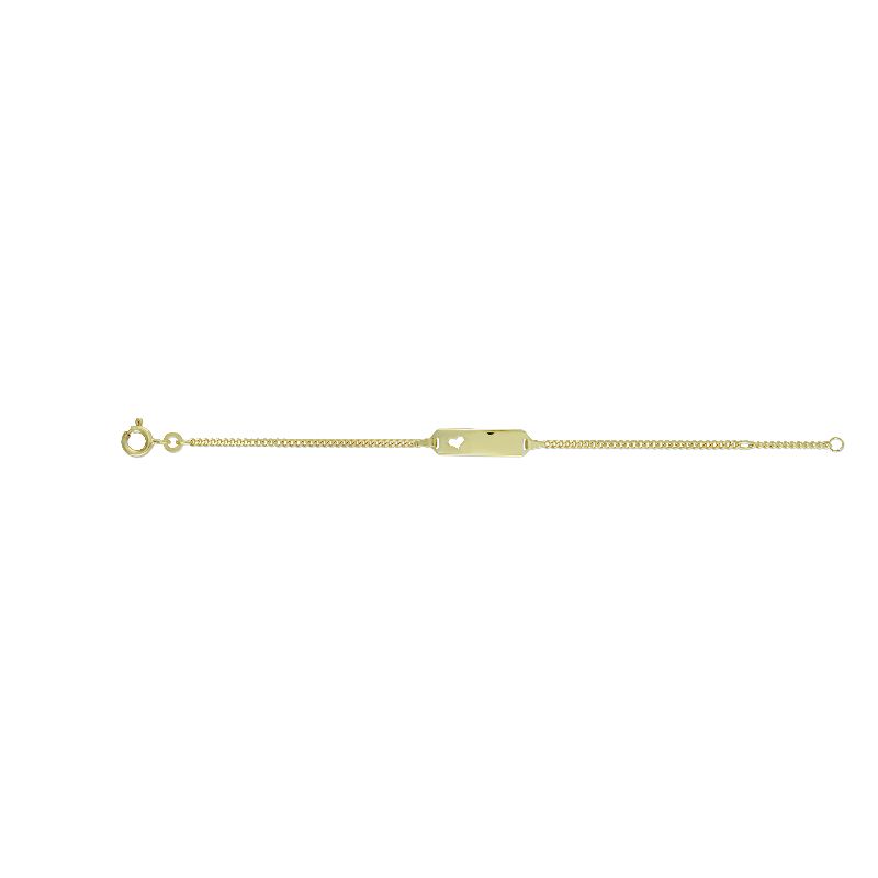 Schmidt ID-Armband Gold 333 für Kinder - eleganter Armschmuck in goldfarbenem Gold