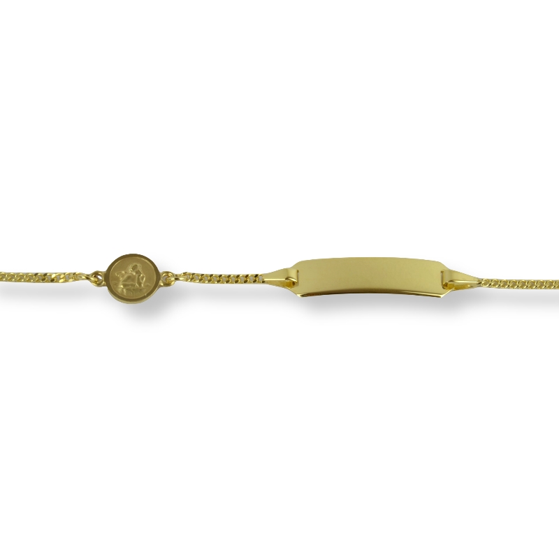 Schmidt ID-Armb Gold 333 für Kinder – eleganter goldfarbener Armschmuck für besondere Anlässe