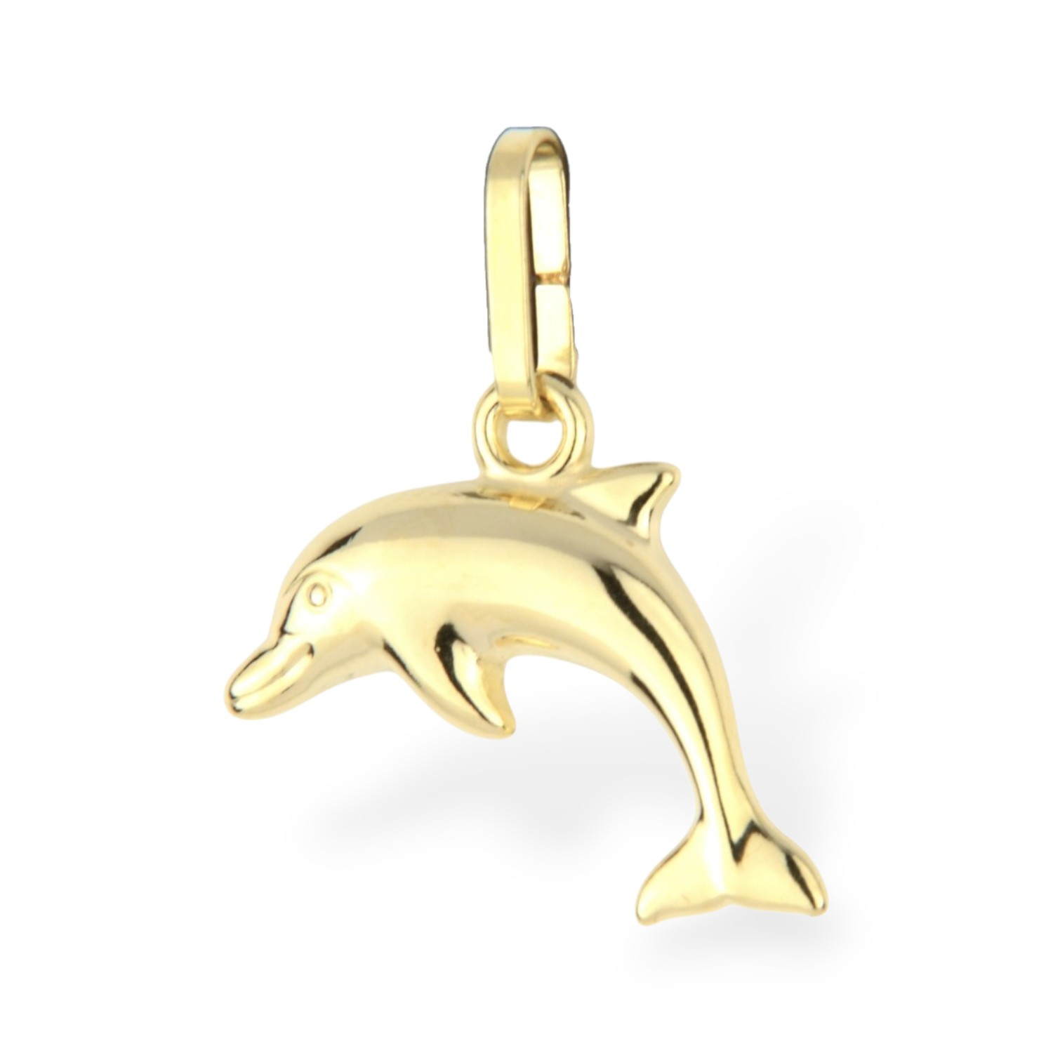 Schmidt Kinderanhänger Delfin aus 333 Gold, 17,3x13mm, goldfarben für Jungen und Mädchen