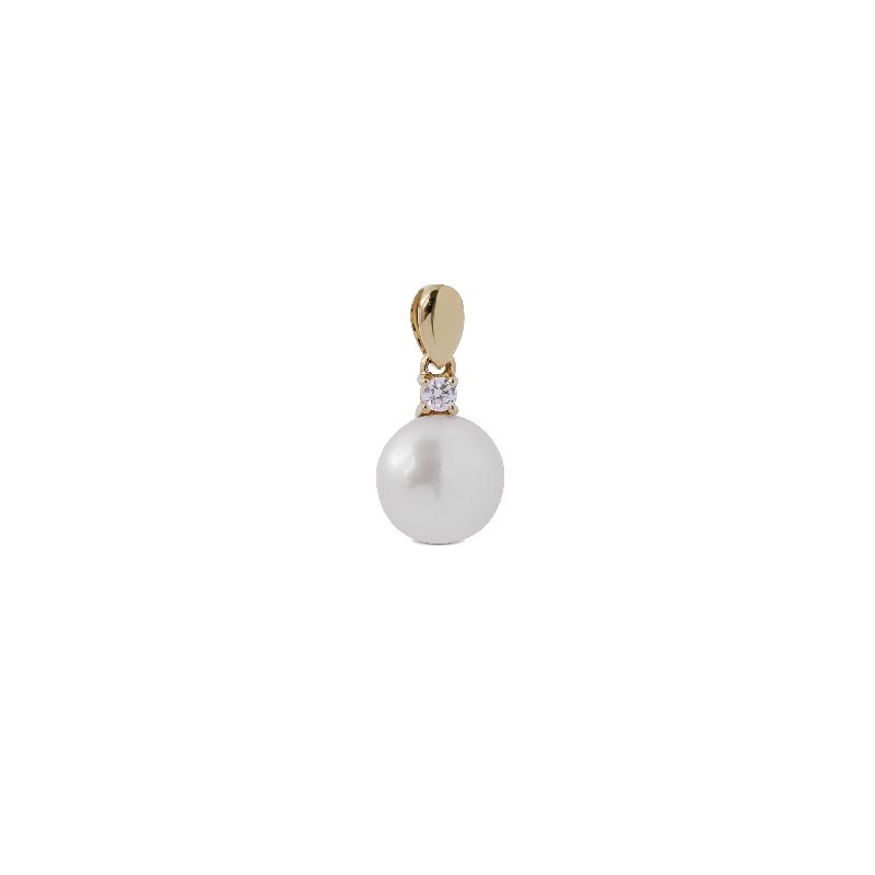 Schmidt Damen Anhänger Gold 333 mit weißem Akzent – Eleganter Schmuck für jeden Anlass