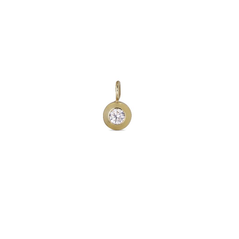Schmidt Damen Anhänger rund aus 333 Gold mit Zirkonia, Ø 67mm, goldfarben, elegantes Schmuckstück