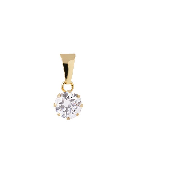 Schmidt Damen Anhänger Gold 333 mit Zirkonia - eleganter Schmuck in goldfarben für besondere Anlässe