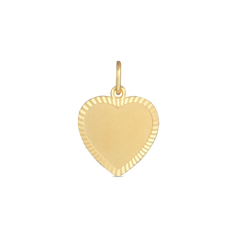 Schmidt Gravurplatte Gold 333 für Damen - Eleganter Anhänger in goldfarbenem Design