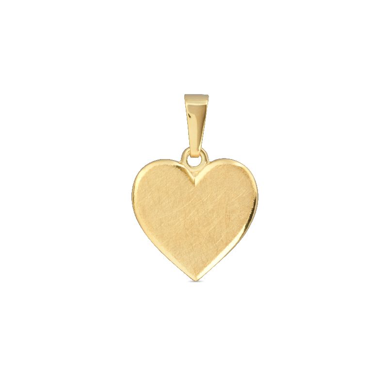 Schmidt Gravurplatte Gold 333 für Damen - Eleganter Anhänger in goldfarbenem Design
