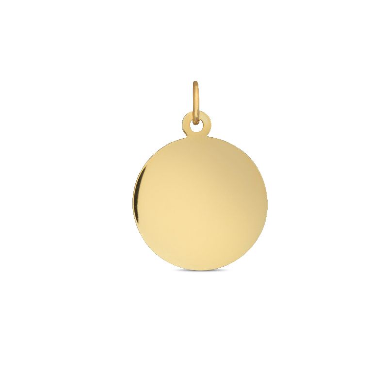 Schmidt Gravurplatte Gold 333 für Anhänger – edles Schmuckstück für Herren und Damen