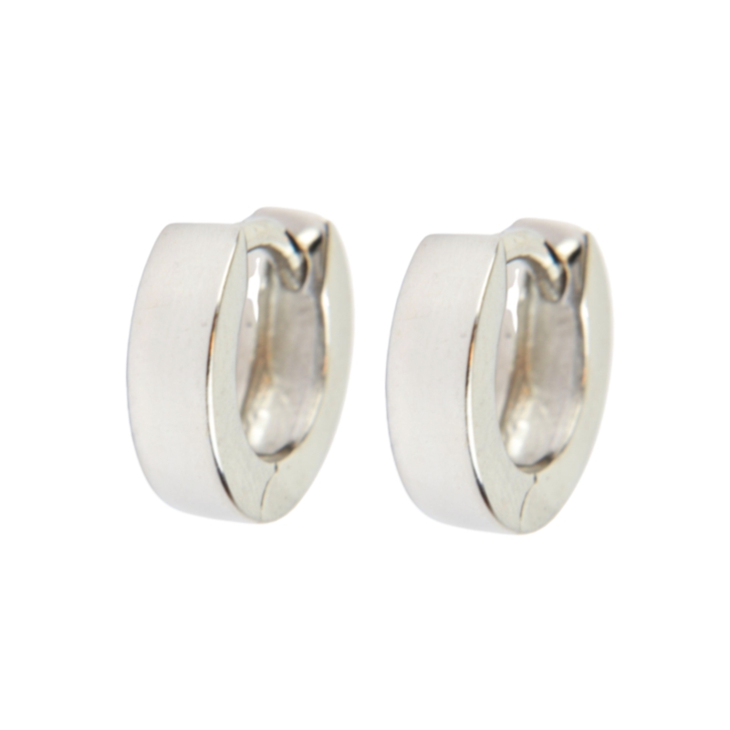 Schmidt Silber Creolen Ø 10mm für Damen - eleganter Ohrschmuck aus 925er Silber, silberfarben