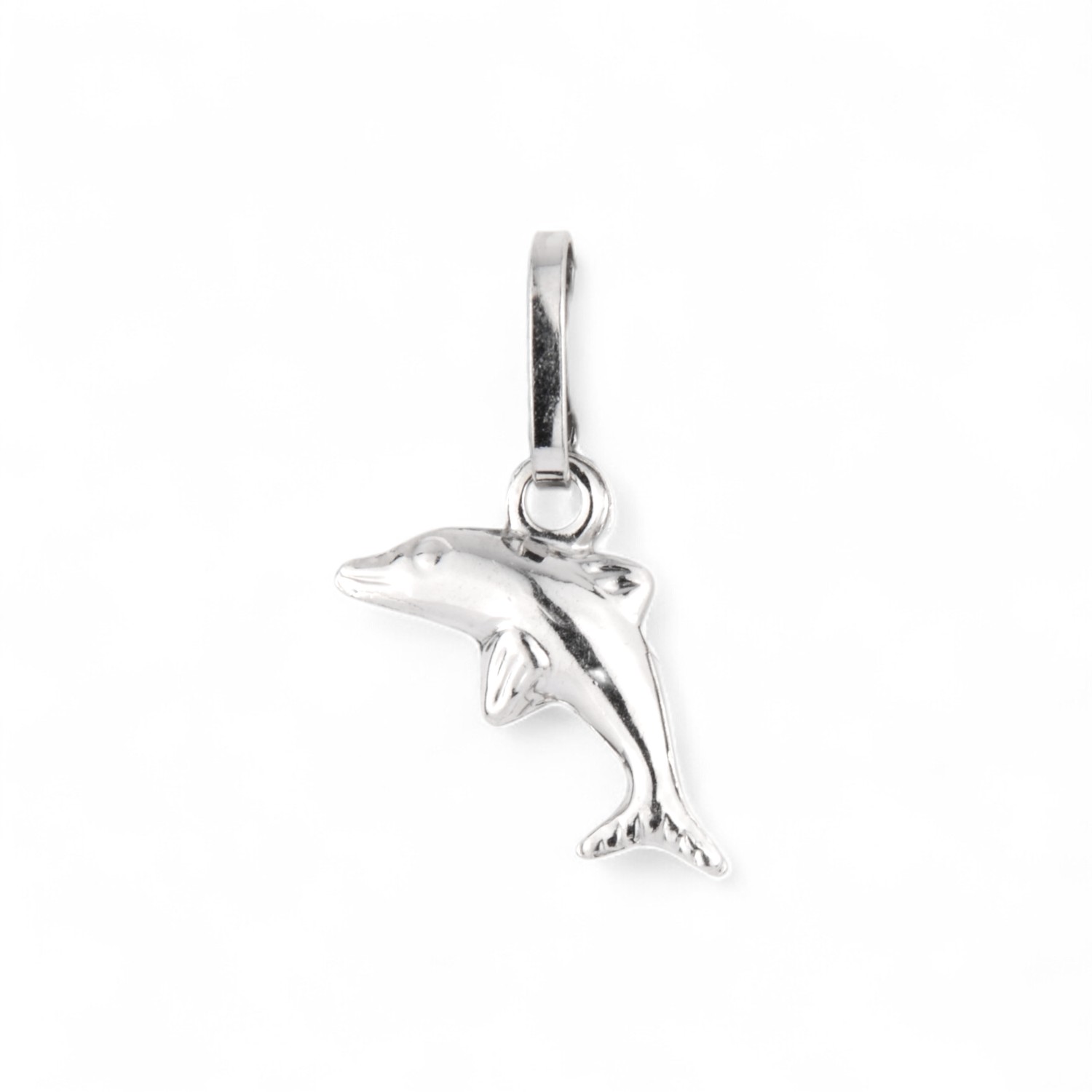 Schmidt Kinderanhänger Delfin aus 925 Silber für Kinder, 15x9mm, silberfarben, ideal als Geschenk