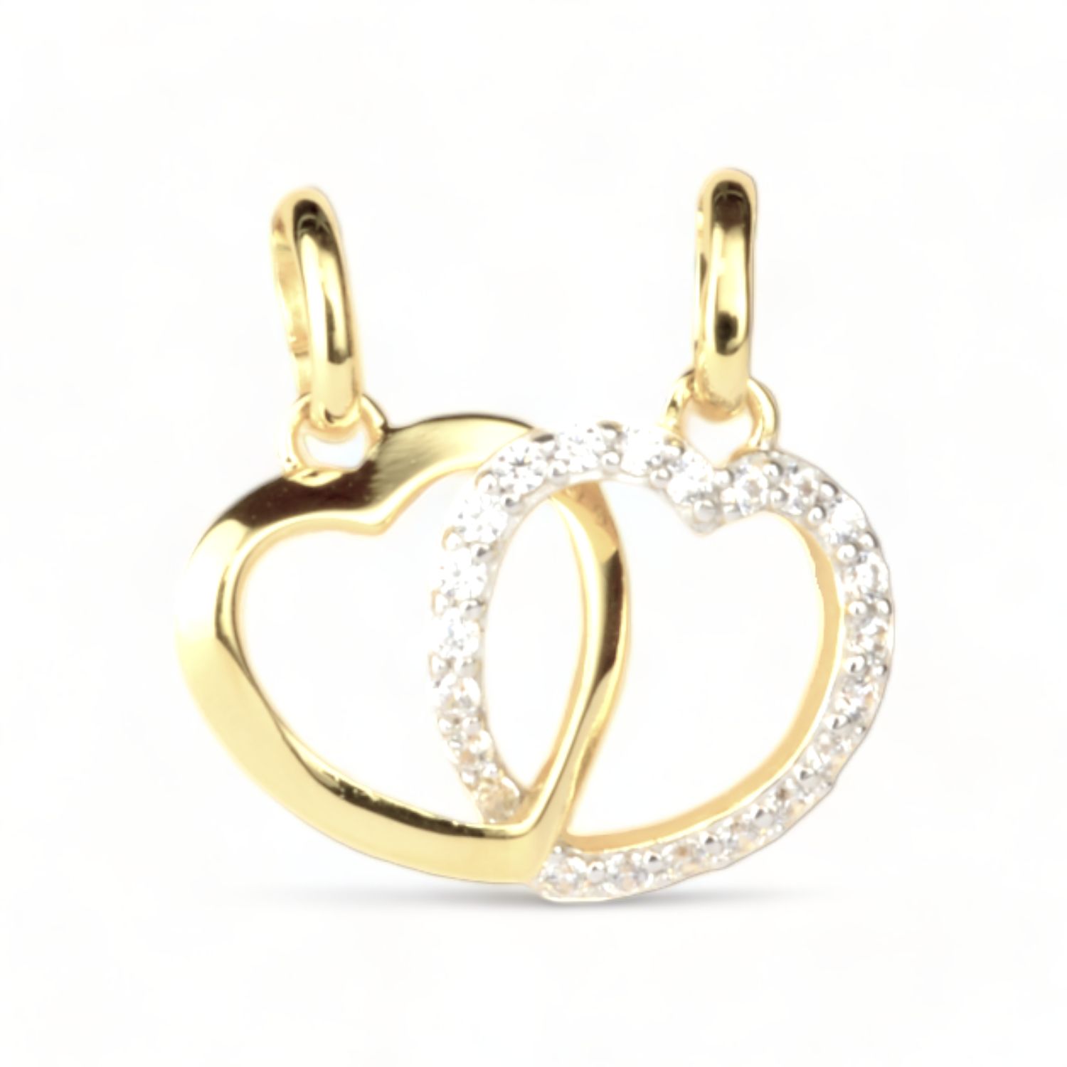 Herzanhänger Gold 333 von Schmidt für Damen & Kinder mit Zirkonia - eleganter Schmuck in Goldfarben