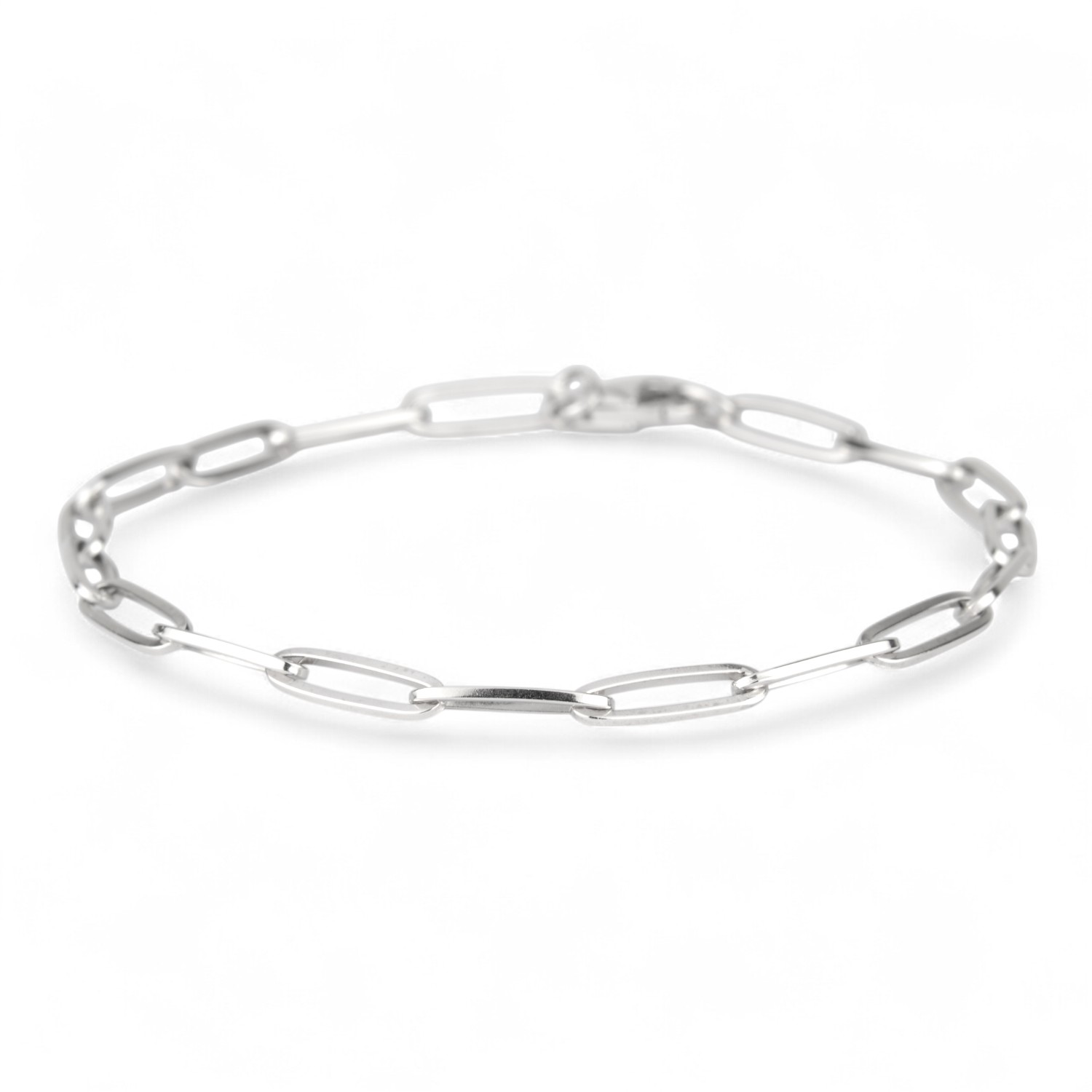 Schmidt Armband Langanker 925 Silber Damen 19cm silberfarben 4mm Armschmuck