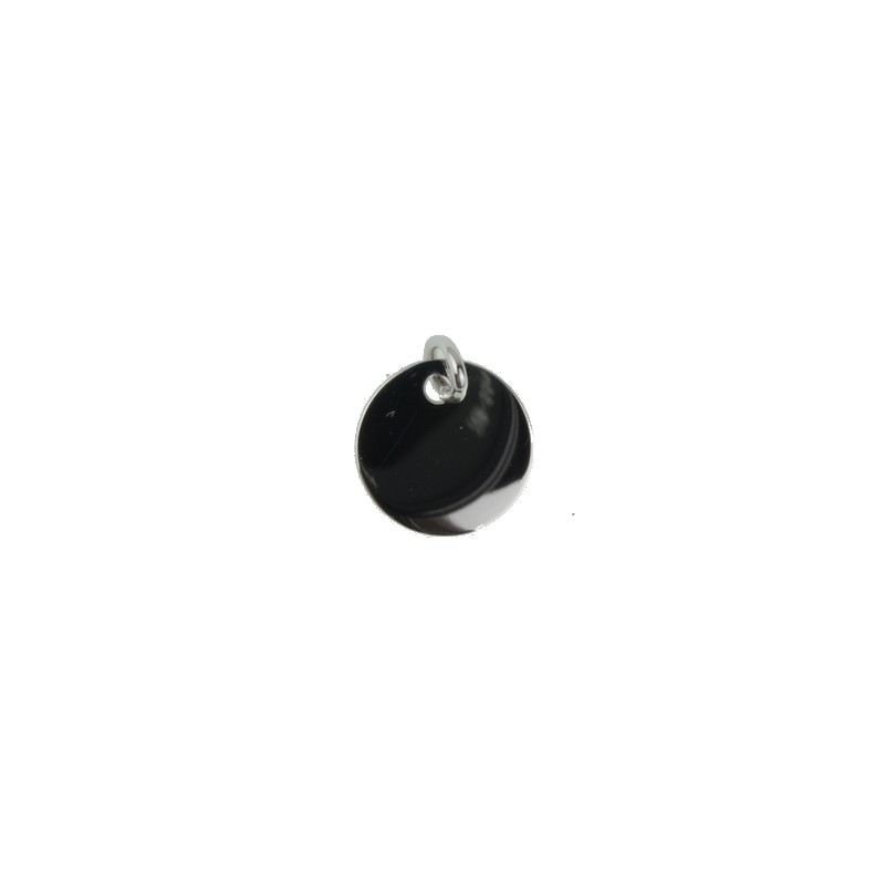 Schmidt Gravur Platte Ø10mm aus 925 Silber für Anhänger - personalisierbar für Damen, Herren und Kinder
