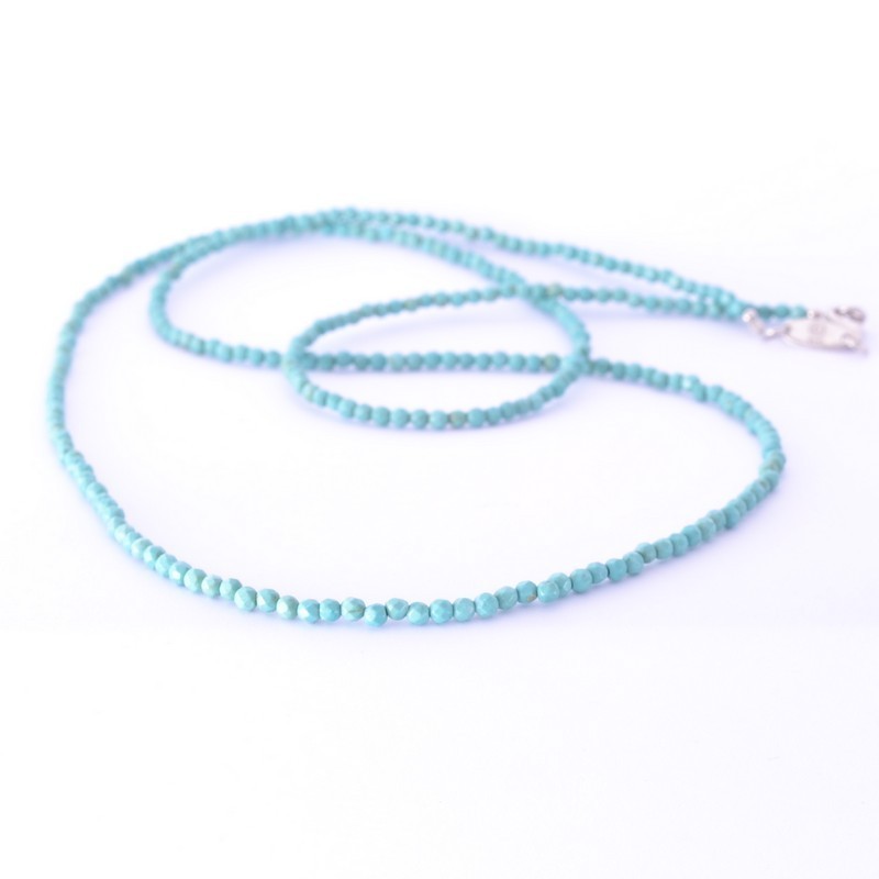 Engelsrufer Damen Kette in Sterlingsilber 925, silber-blau, 80cm Länge