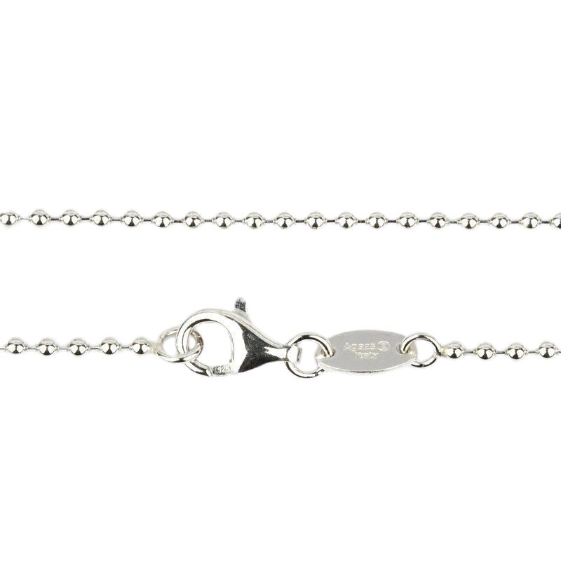 Engelsrufer Damen Kugelkette 925 Silber, 42 cm Länge, Hauptfarbe Silber – ERNK-42-2S
