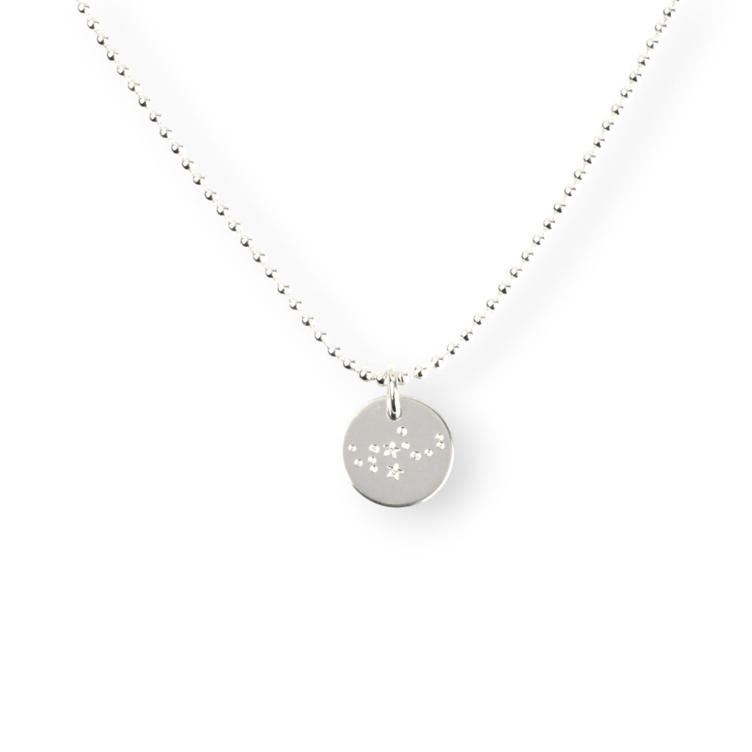 Beka&Bell Halskette Jungfrau aus 925 Silber, 10mm, silberfarben, 42cm für Damen