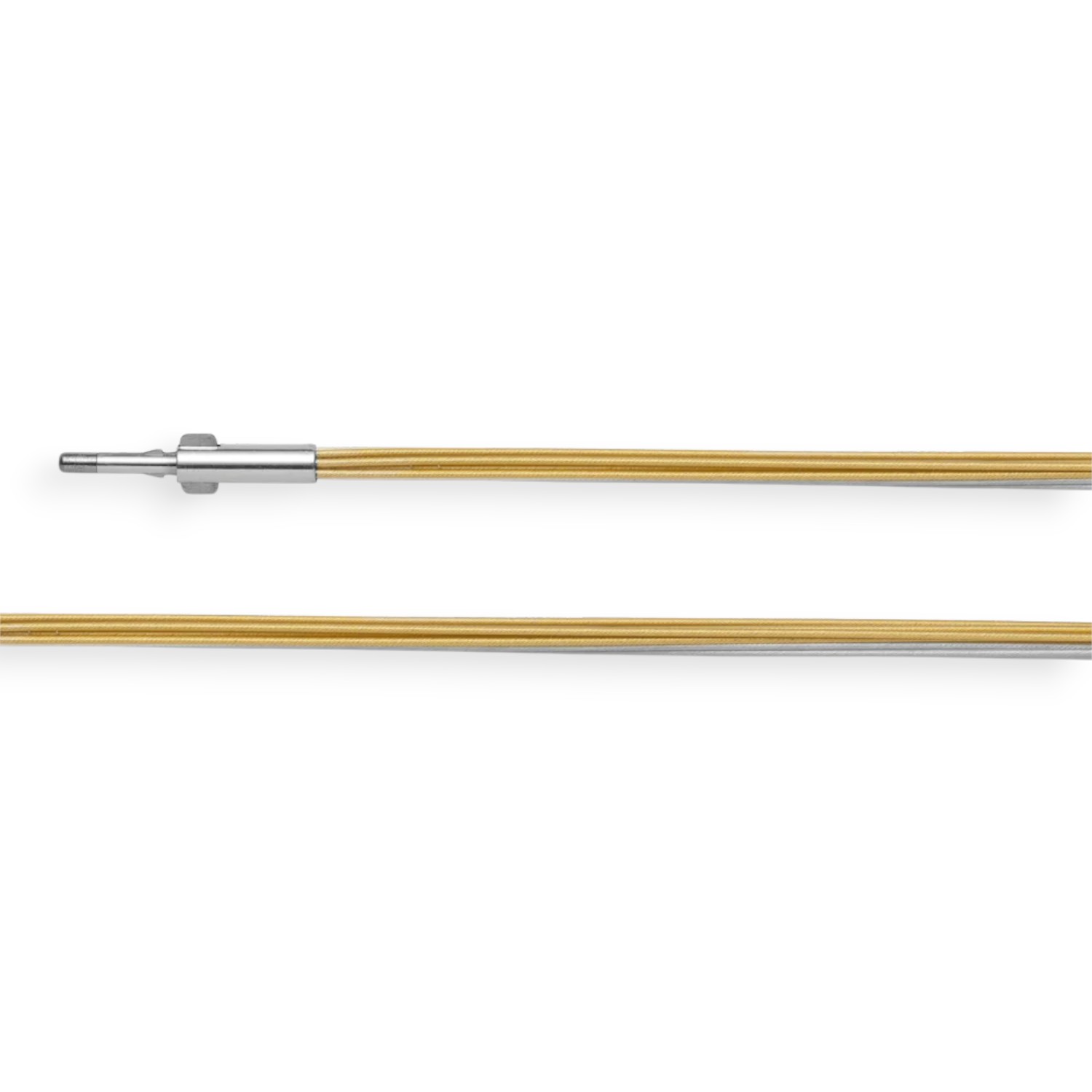 Bastian Halsreif Bicolor 12 Reihen 45cm Damen Kette aus 925 Silber vergoldet in Gold und Silber