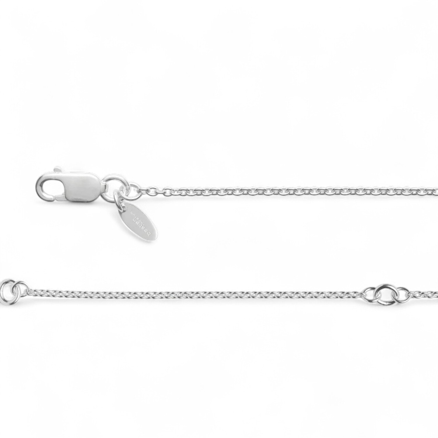 Bastian Rundankerkette 925 Silber Damen 42cm in Silberfarben – Elegante Kette für jeden Anlass