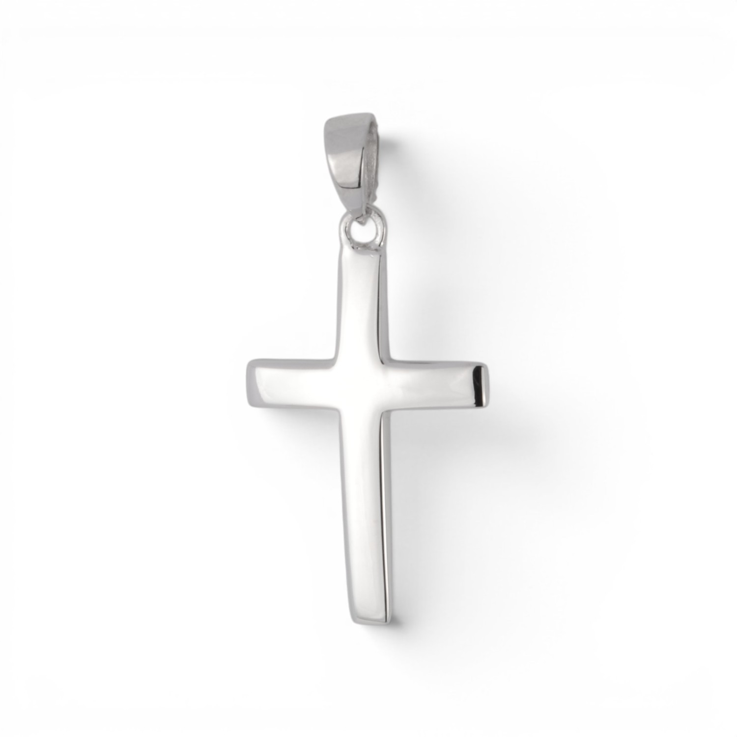 Schmidt Kreuz Anhänger aus 925 Silber für Damen, Herren und Kinder – elegantes Schmuckstück in Silberfarben