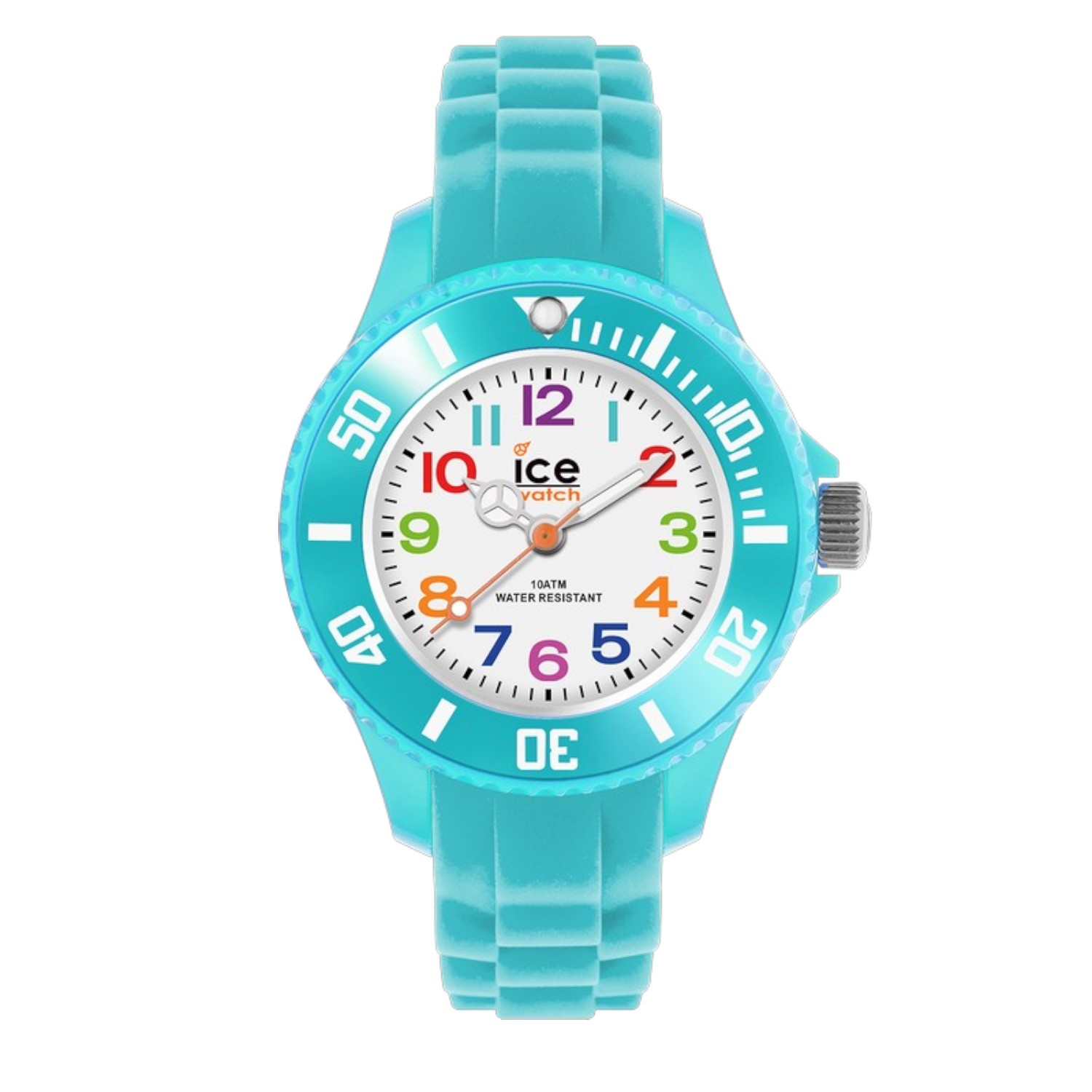 Ice Watch Ice-Mini-Turquoise Kinderarmbanduhr blau 27mm Quarz-Analog 10 Bar wasserdicht Kunststoffarmband
