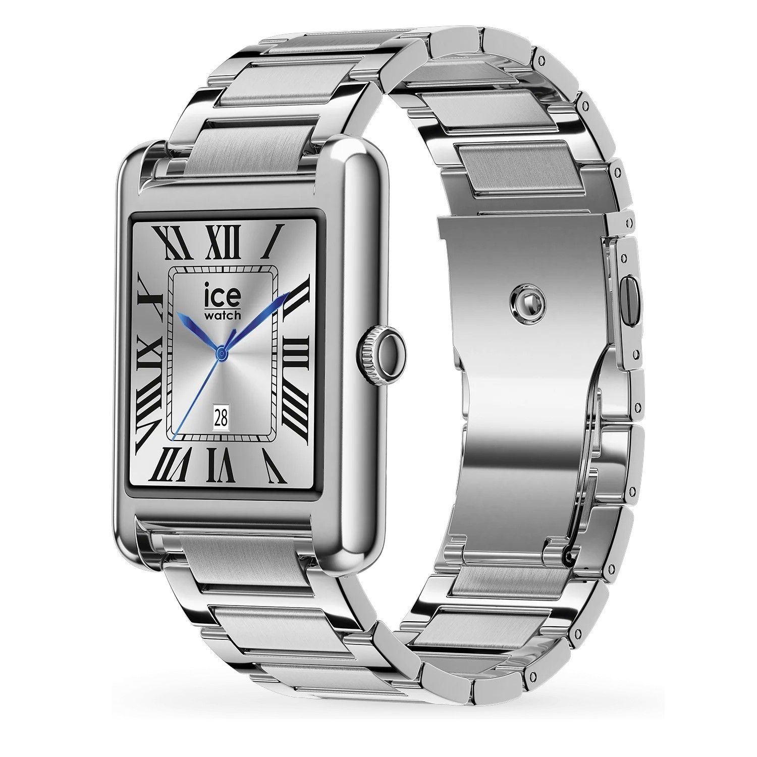 ICE smart TKS 2.0 Damen Smartwatch in Silber mit Edelstahlarmband und 36 mm Gehäuse von Ice Watch