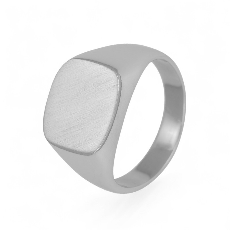 Son of Noa Siegelring matt, 925 Silber, silber, Unisex, Ringgröße 62