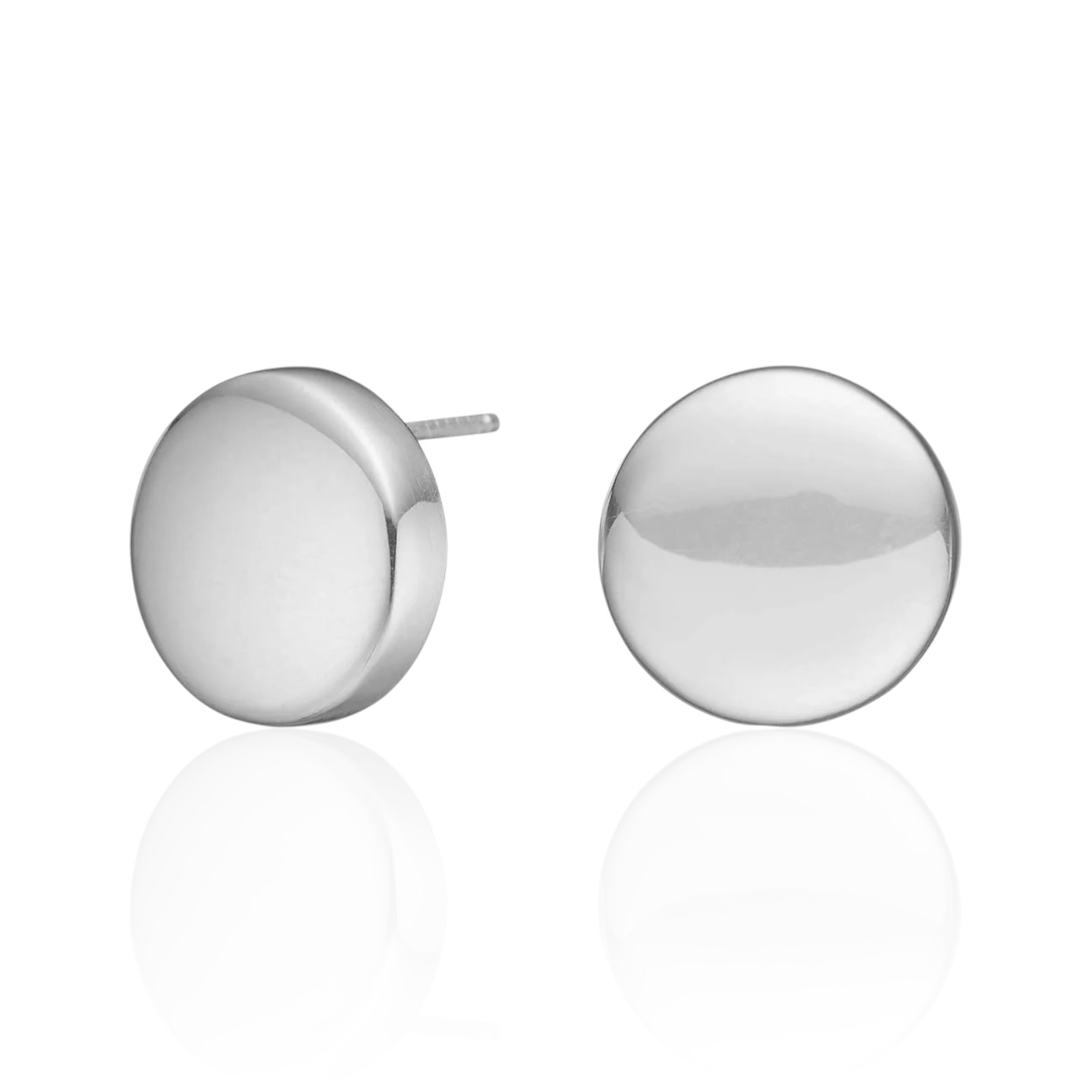 Heide Heinzendorff System-Ohrstecker Ann aus 925 Silber, 14x14mm, eleganter Ohrschmuck für Damen in