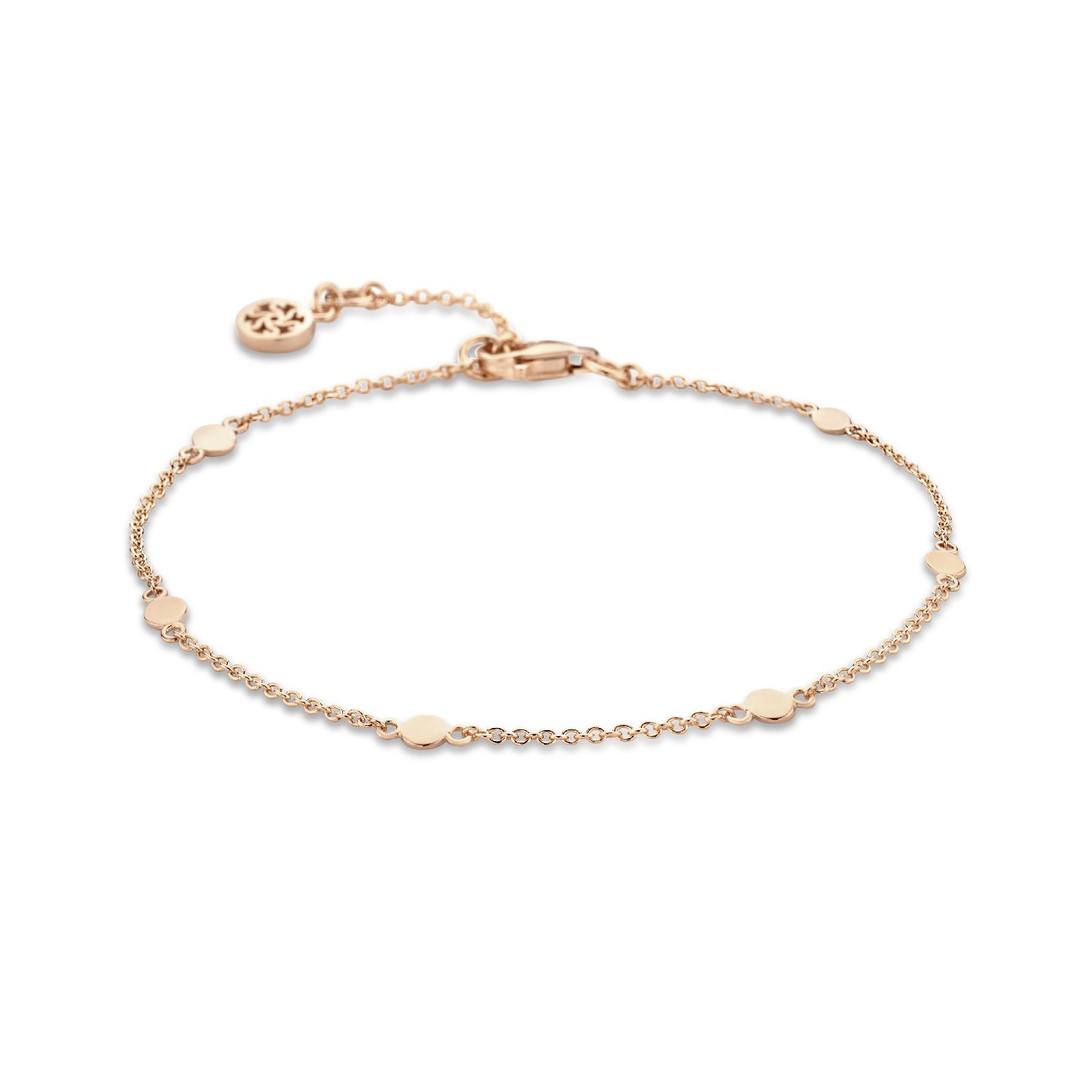 Obsession Armband von SpiritIcons, rosé vergoldet, 925 Silber, Damen Armschmuck, 17,5/19 cm,